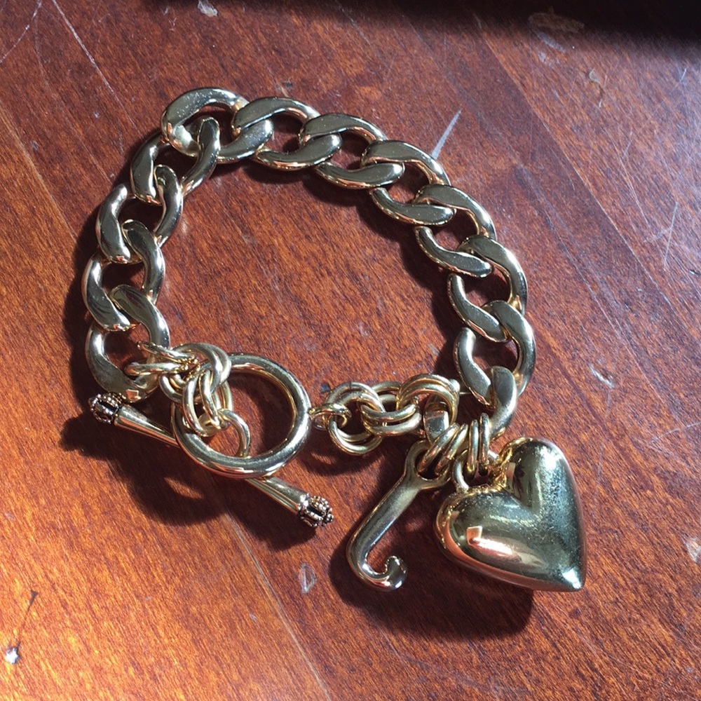 Juicy Couture gold charm bracelet in box - Picture 4 of 11